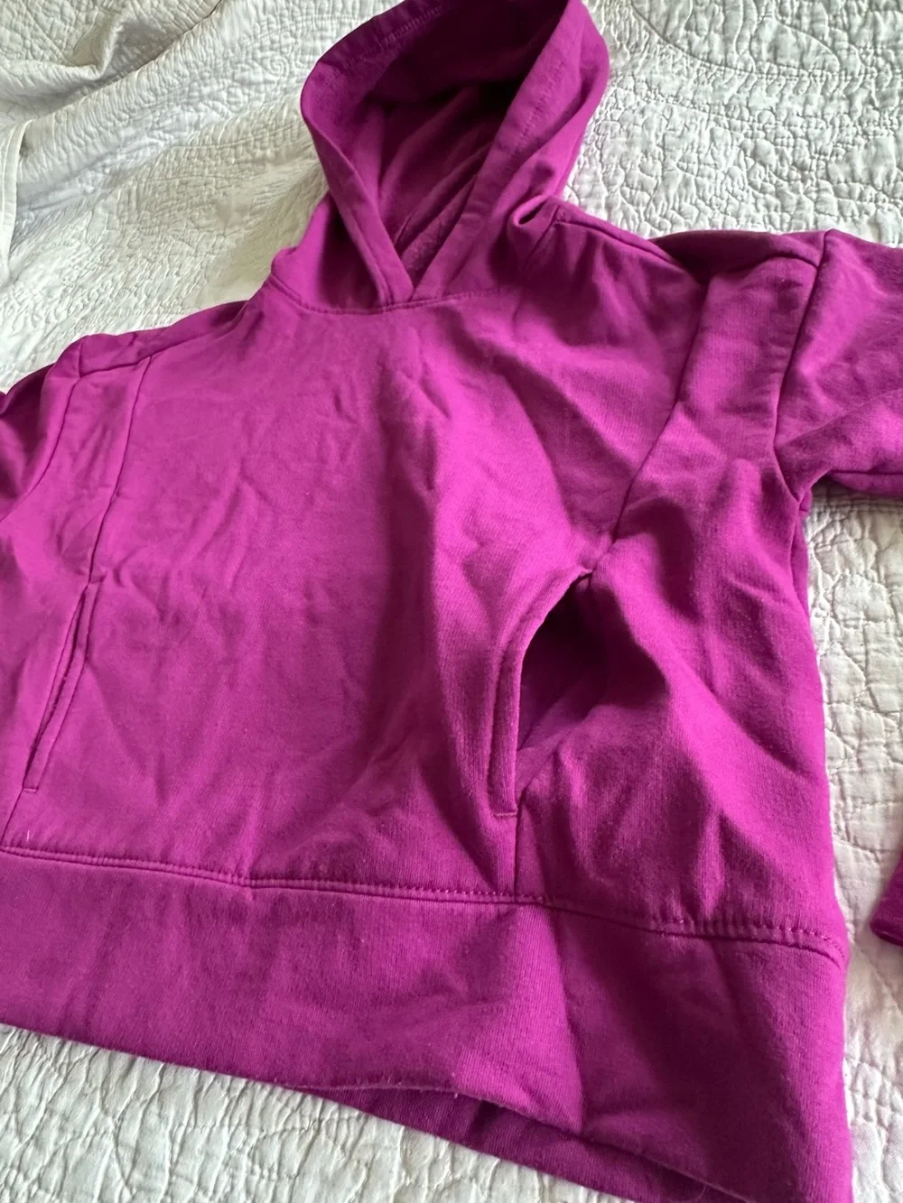 Yogalicious Fuchsia Hooded Sweatshirt & Jogger Set